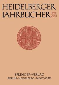 Cover image for Heidelberger Jahrbucher