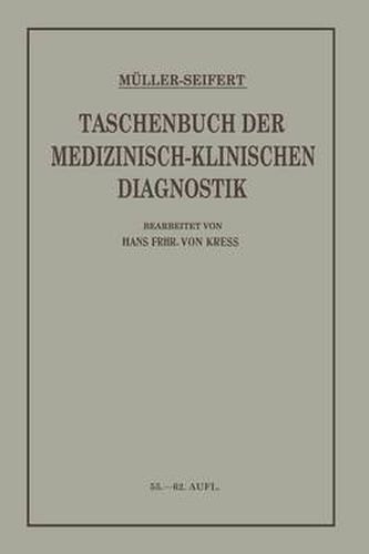 Taschenbuch Der Medizinisch Klinischen Diagnostik