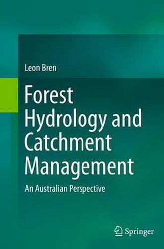 Cover image for Forest Hydrology and Catchment Management: An Australian Perspective