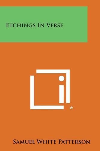 Cover image for Etchings in Verse
