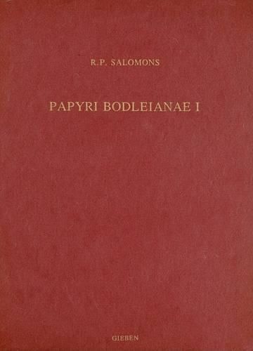 Cover image for Papyri Bodleianae I
