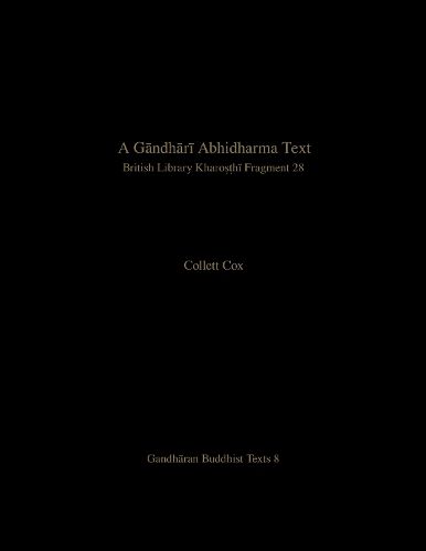 Cover image for A Gandhari Abhidharma Text