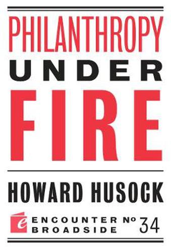 Cover image for Philanthropy Under Fire