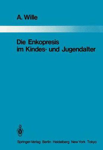 Cover image for Die Enkopresis im Kindes- und Jugendalter