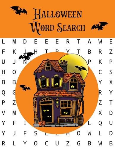 Halloween Word Search: Puzzles Activity Book, Fun For Kids & Adults, Puzzle Activities Gift, With Solutions Pages