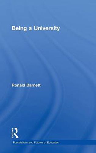 Cover image for Being a University