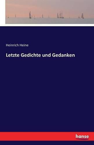 Cover image for Letzte Gedichte und Gedanken