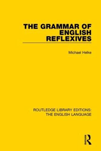 Cover image for The Grammar of English Reflexives