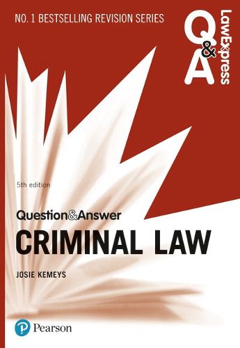 Cover image for Law Express Question and Answer: Criminal Law