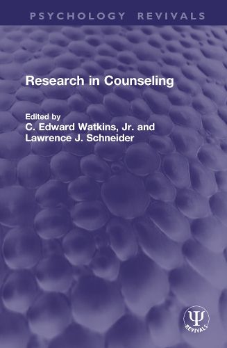 Research in Counseling