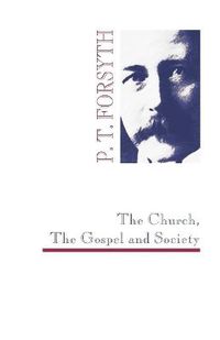 Cover image for The Church, the Gospel and Society