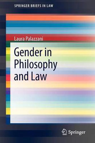 Cover image for Gender in Philosophy and Law