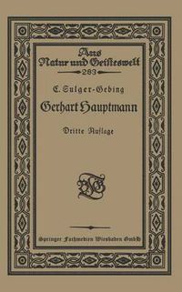 Cover image for Gerhart Hauptmann