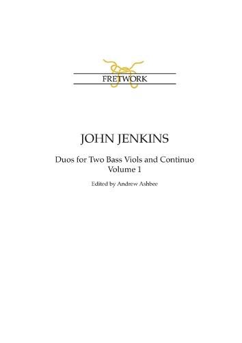John Jenkins: The Bass Viol Duos Volume 1