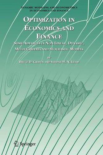 Cover image for Optimization in Economics and Finance: Some Advances in Non-Linear, Dynamic, Multi-Criteria and Stochastic Models