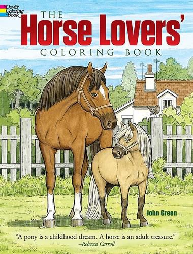 Cover image for The Horse Lovers' Coloring Book