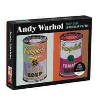 Cover image for Andy Warhol Soup Cans 300 Piece Lenticular Puzzle