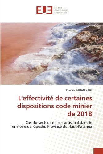 Cover image for L'effectivite de certaines dispositions code minier de 2018
