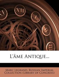 Cover image for L' Me Antique...