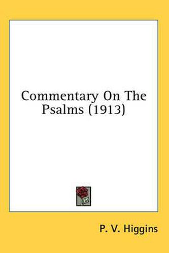 Cover image for Commentary on the Psalms (1913)