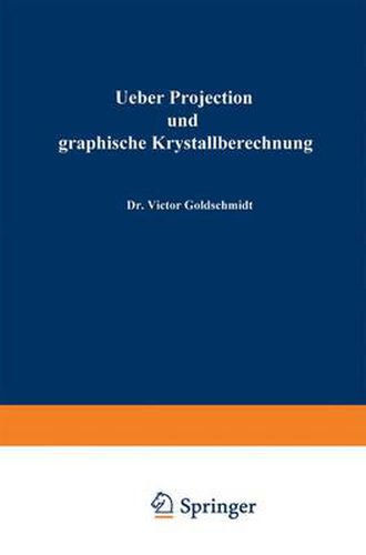 Cover image for Ueber Projection Und Graphische Krystallberechnung