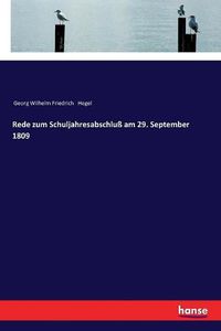 Cover image for Rede zum Schuljahresabschluss am 29. September 1809