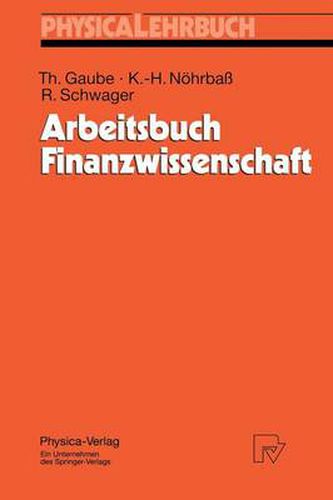 Cover image for Arbeitsbuch Finanzwissenschaft