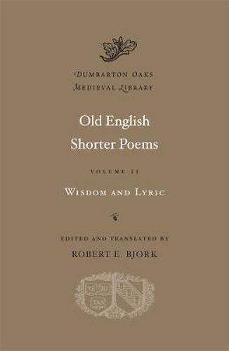 Cover image for Old English Shorter Poems