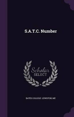 Cover image for S.A.T.C. Number