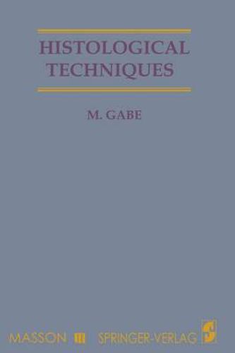 Cover image for Histological Techniques