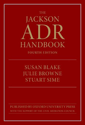 Cover image for The Jackson ADR Handbook