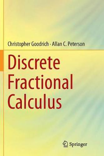 Cover image for Discrete Fractional Calculus