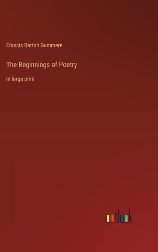 Cover image for The Beginnings of Poetry