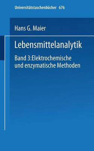 Cover image for Lebensmittelanalytik