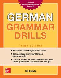 Cover image for German Grammar Drills, Third Edition