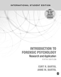 Cover image for Introduction to Forensic Psychology - International Student Edition: Research and Application