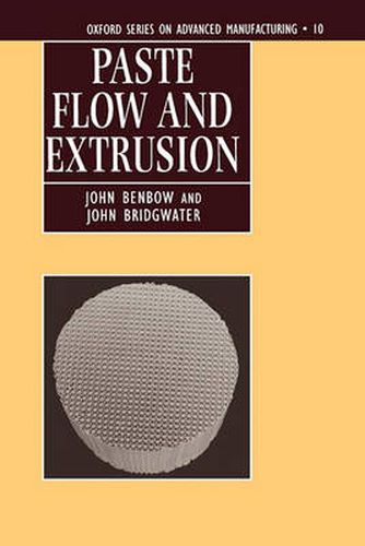 Cover image for Paste Flow and Extrusion