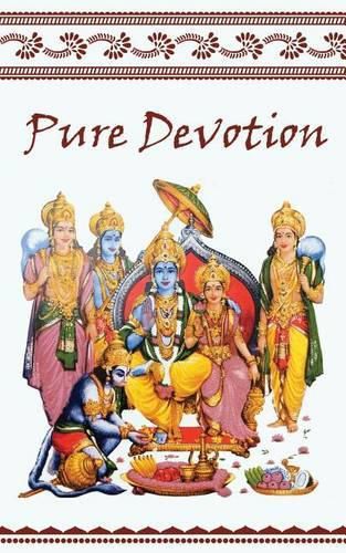 Cover image for Pure Devotion: 108-page Diary With Hanuman, Rama and Sita (5 x 8 - pocket-sized)