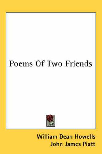 Cover image for Poems of Two Friends