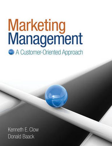 Cover image for Marketing Management: A Customer-Oriented Approach