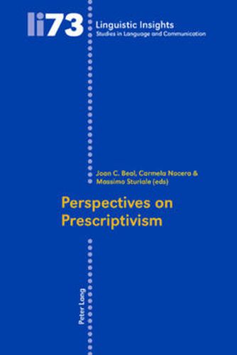 Cover image for Perspectives on Prescriptivism