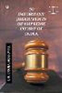 Cover image for 50 Important Judgements of Supreme Court of India