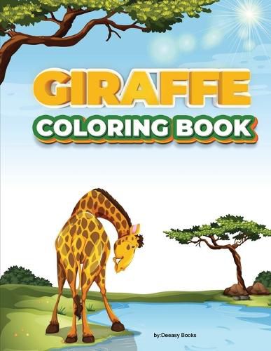 Cover image for Giraffe Coloring Book