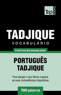 Cover image for Vocabulario Portugues Brasileiro-Tadjique - 7000 palavras