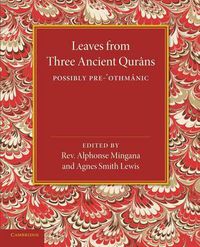 Cover image for Leaves from Three Ancient Qurans: Possibly Pre-Othmanic