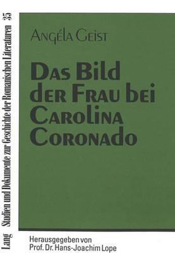 Cover image for Das Bild Der Frau Bei Carolina Coronado