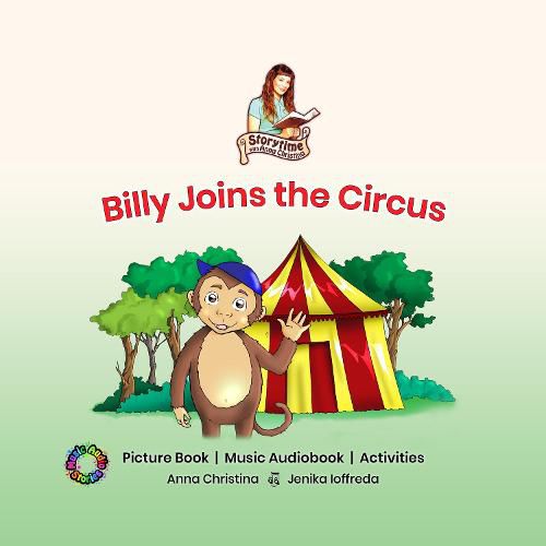 Cover image for Billy Joins the Circus: Picture Book | Music Audiobook | Activities