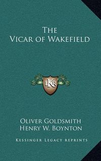 Cover image for The Vicar of Wakefield