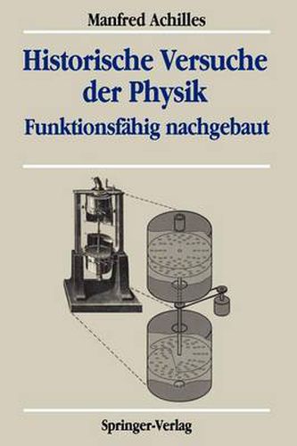 Cover image for Historische Versuche der Physik