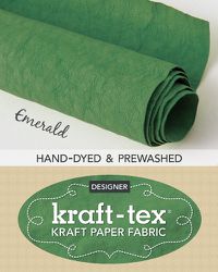 Cover image for kraft-tex (R) Roll Emerald Hand-Dyed & Prewashed